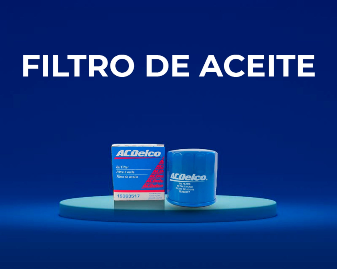 Filtro de Aceite ACDelco Chevrolet GM