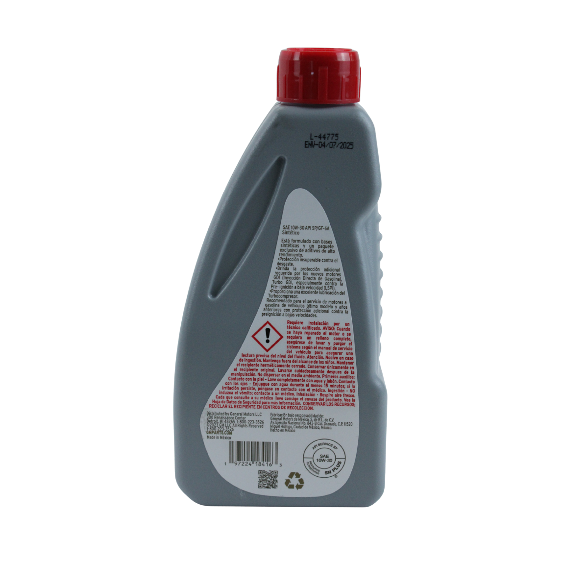 Foto de ACEITE MOTOR SINTÉTICO SAE 10W30 - 2