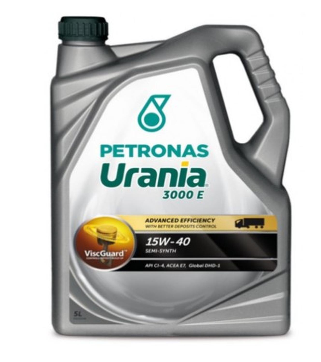 PETRONAS URANIA 3000 E SAE 15W-40 5L gruvermx