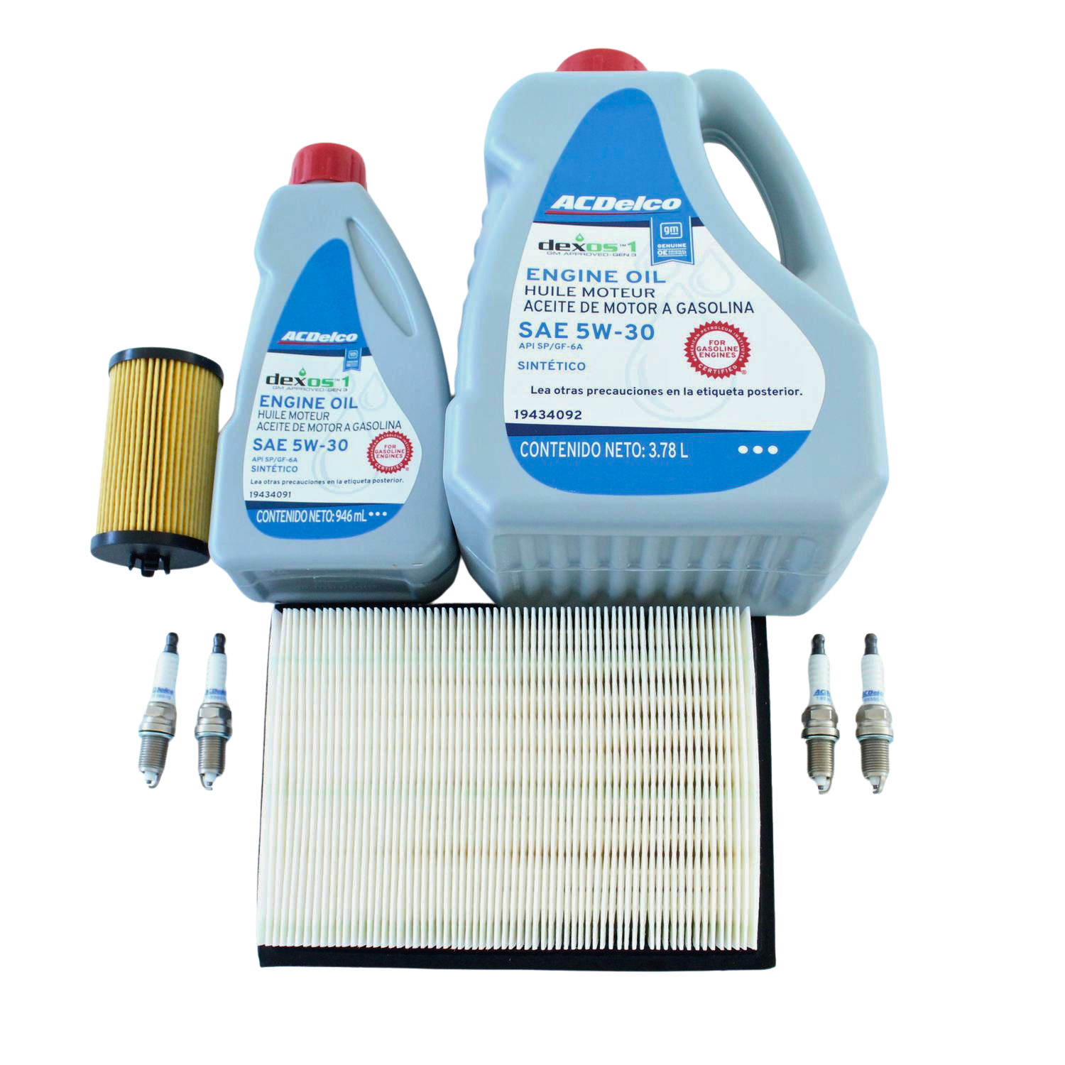 KIT DE AFINACION ACDELCO 5W-30