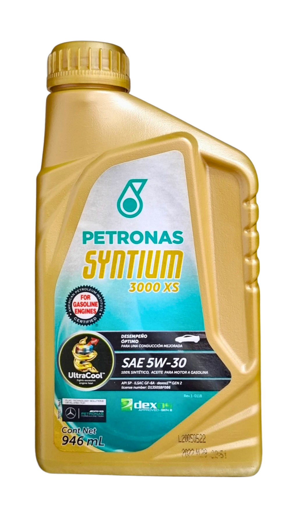 Foto de PETRONAS Syntium 3000 XS 5W-30 946ml - 3