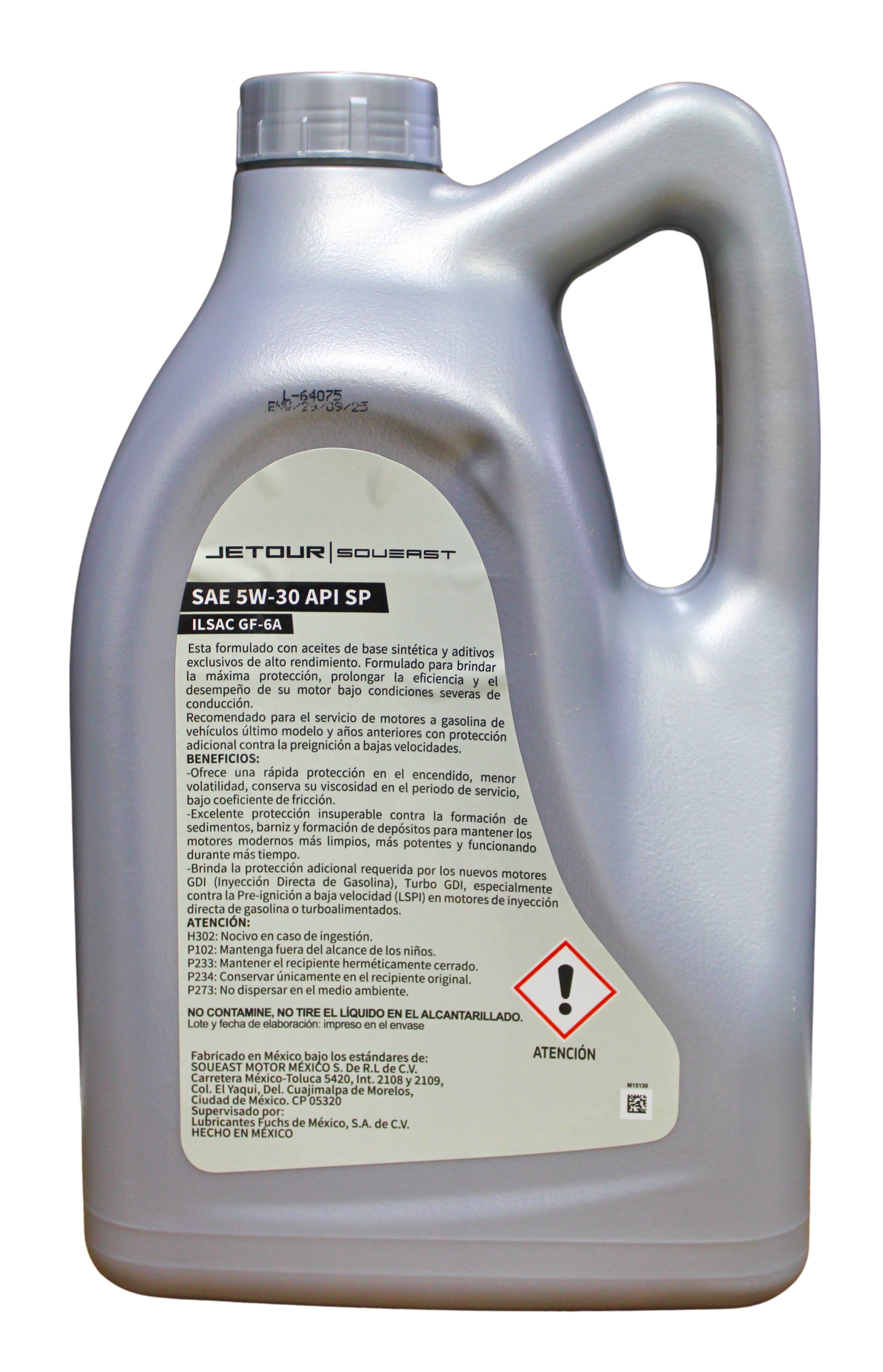 Foto de ACEITE PARA MOTOR CAJA 5W-30 - 3
