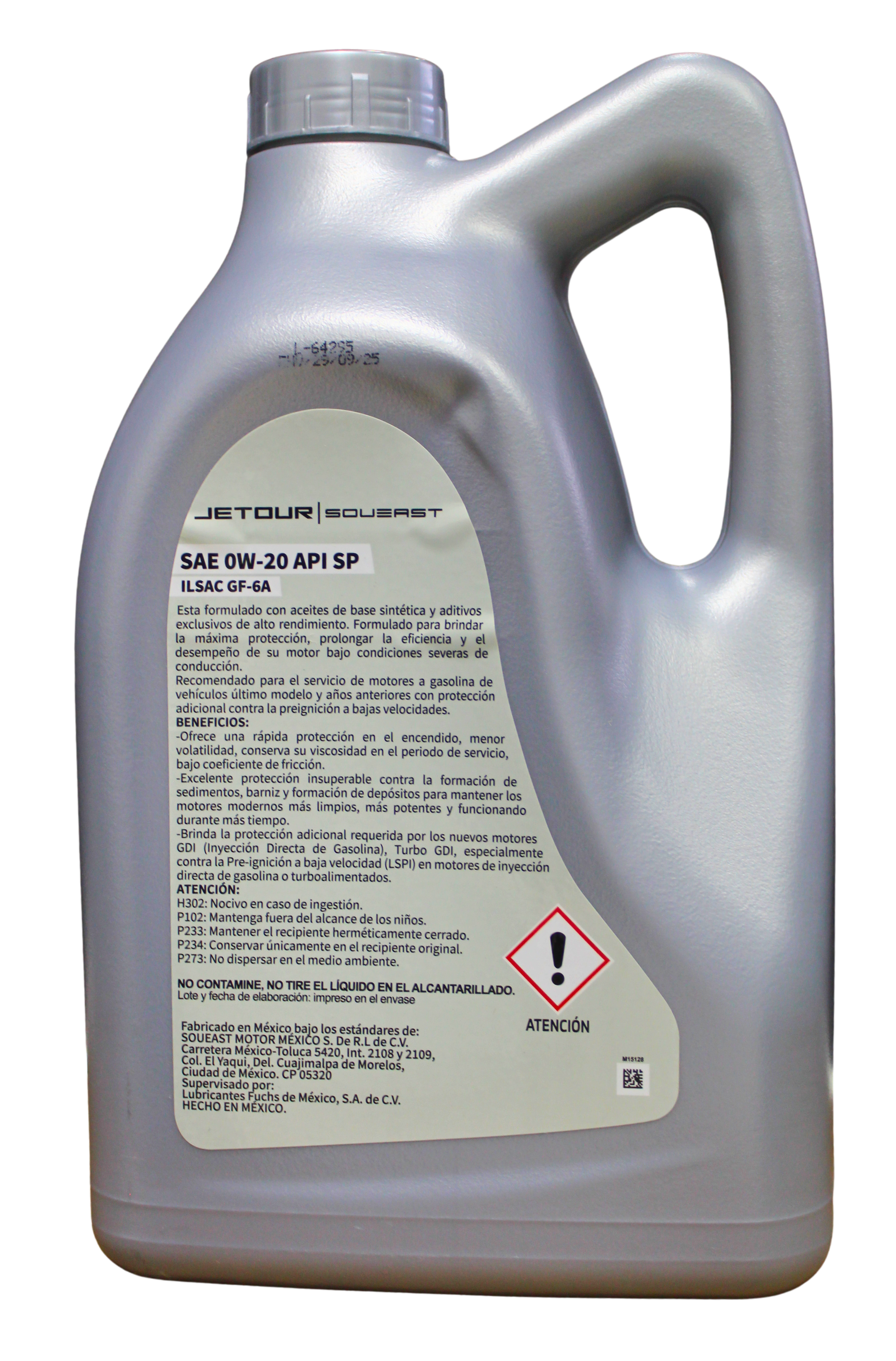 ACEITE PARA MOTOR CAJA 0W-20