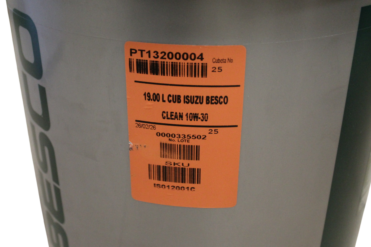 Foto de CUBETA DE ACEITE BESCO CLEAR OIL 10W30  19 LTS - 7